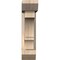 Ekena Millwork Balboa Slat Smooth Bracket w/ Offset Brace, Douglas Fir, 5 1/2"W x 18"D x 22"H BKT0604X18X22BOA06SDF - alternate 4